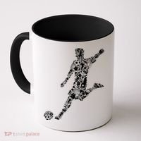 Soccer Player Boys Kids Youth Men TShirt Coffee Mug thumb 0