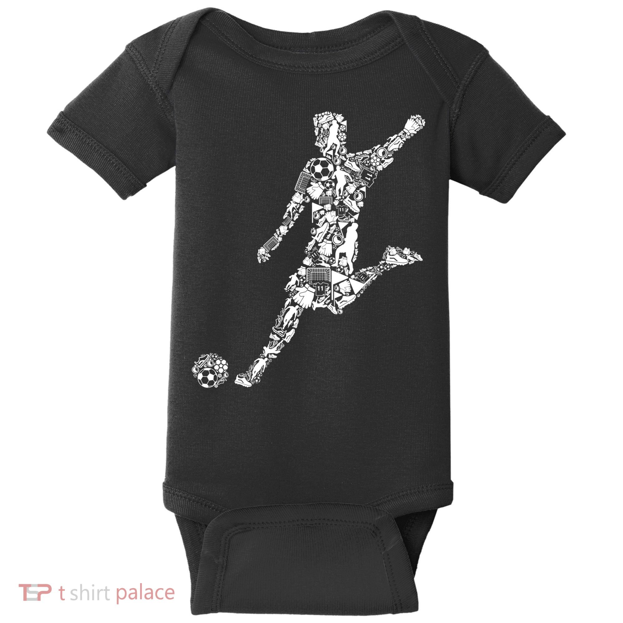 Soccer Player Boys Kids Youth Men TShirt Baby Bodysuit