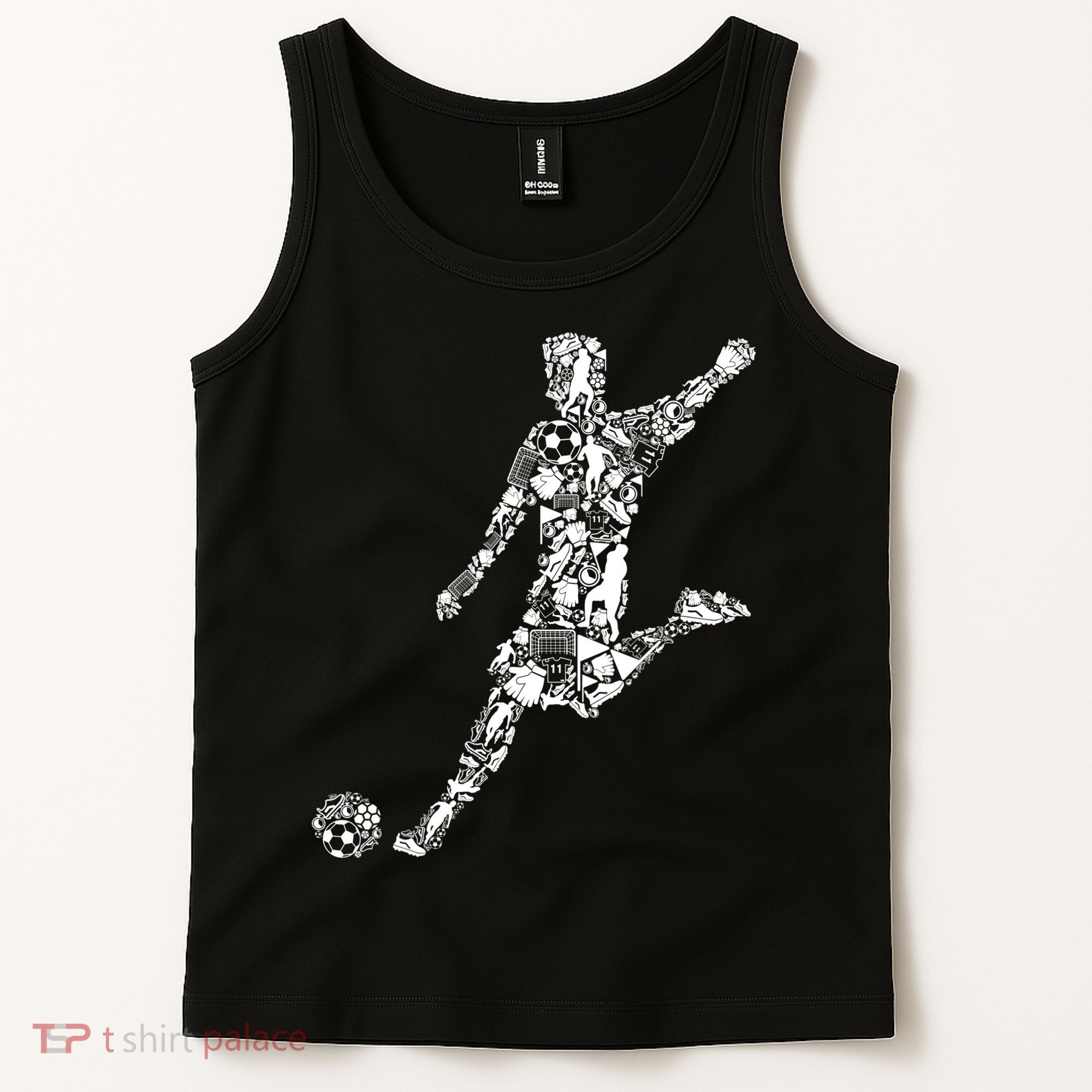 Soccer Player Boys Kids Youth Men TShirt Tank Top