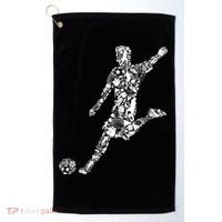 Soccer Player Boys Kids Youth Men TShirt Golf Towel thumb 0