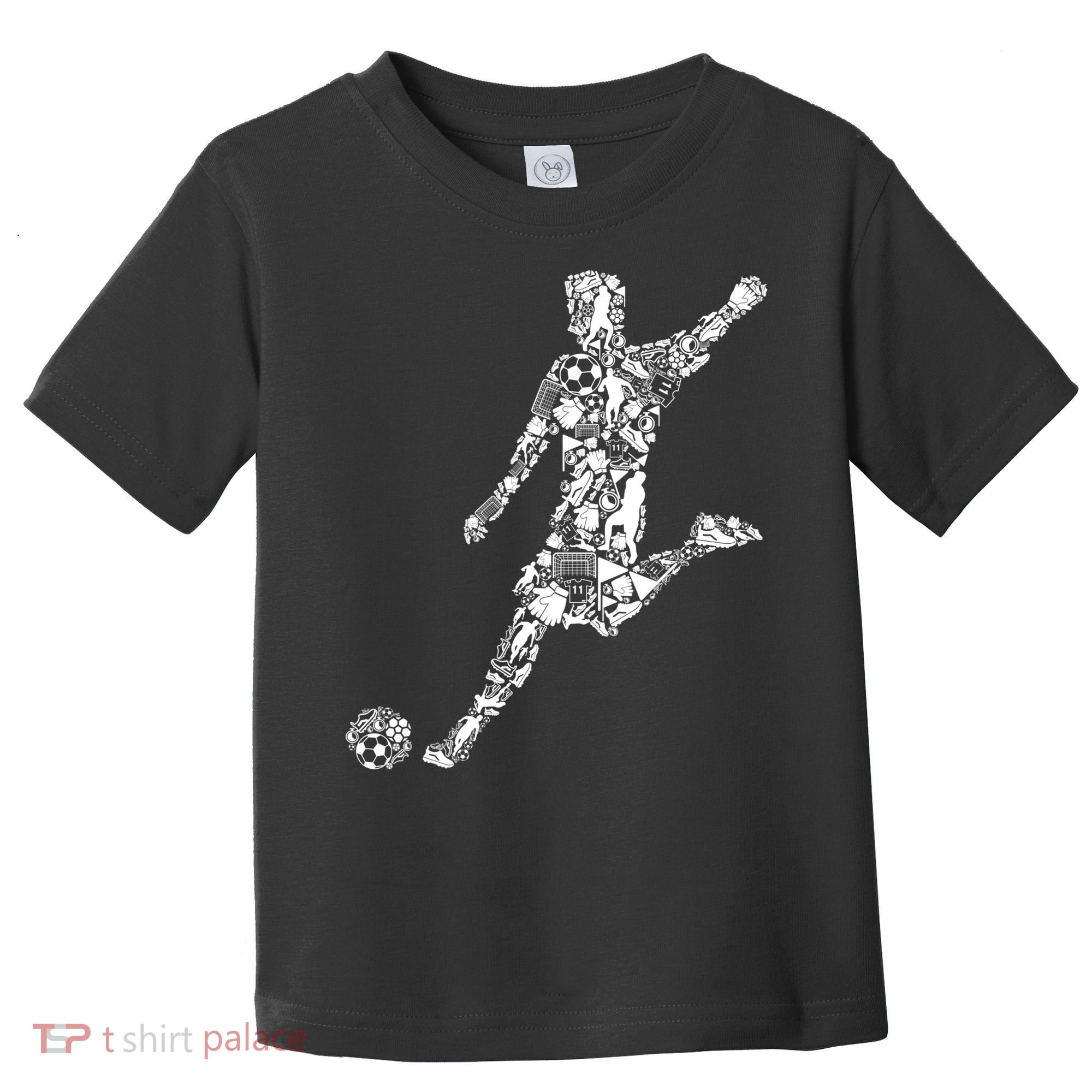 Soccer Player Boys Kids Youth Men TShirt Toddler T-Shirt
