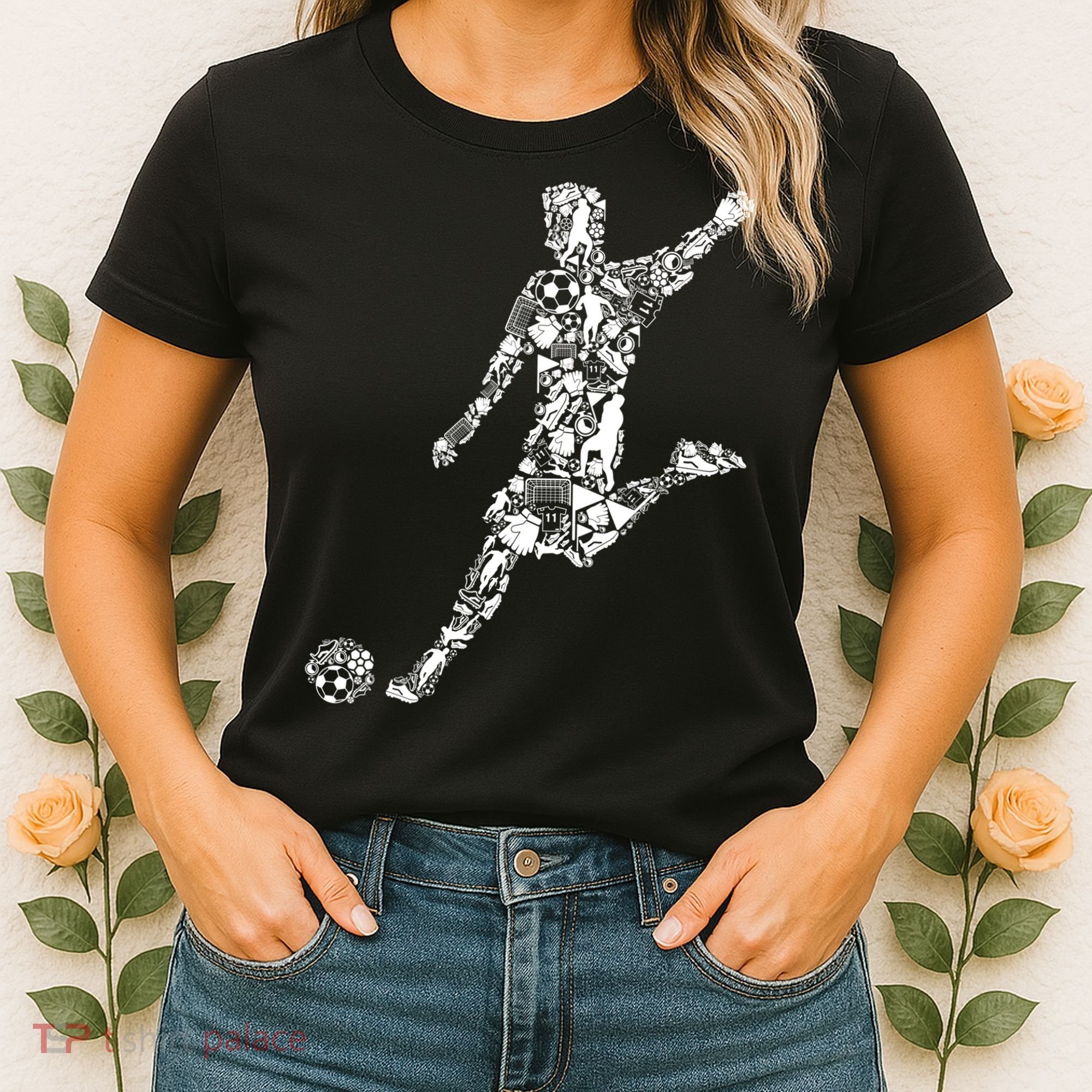 Soccer Player Boys Kids Youth Men TShirt Women's T-Shirt
