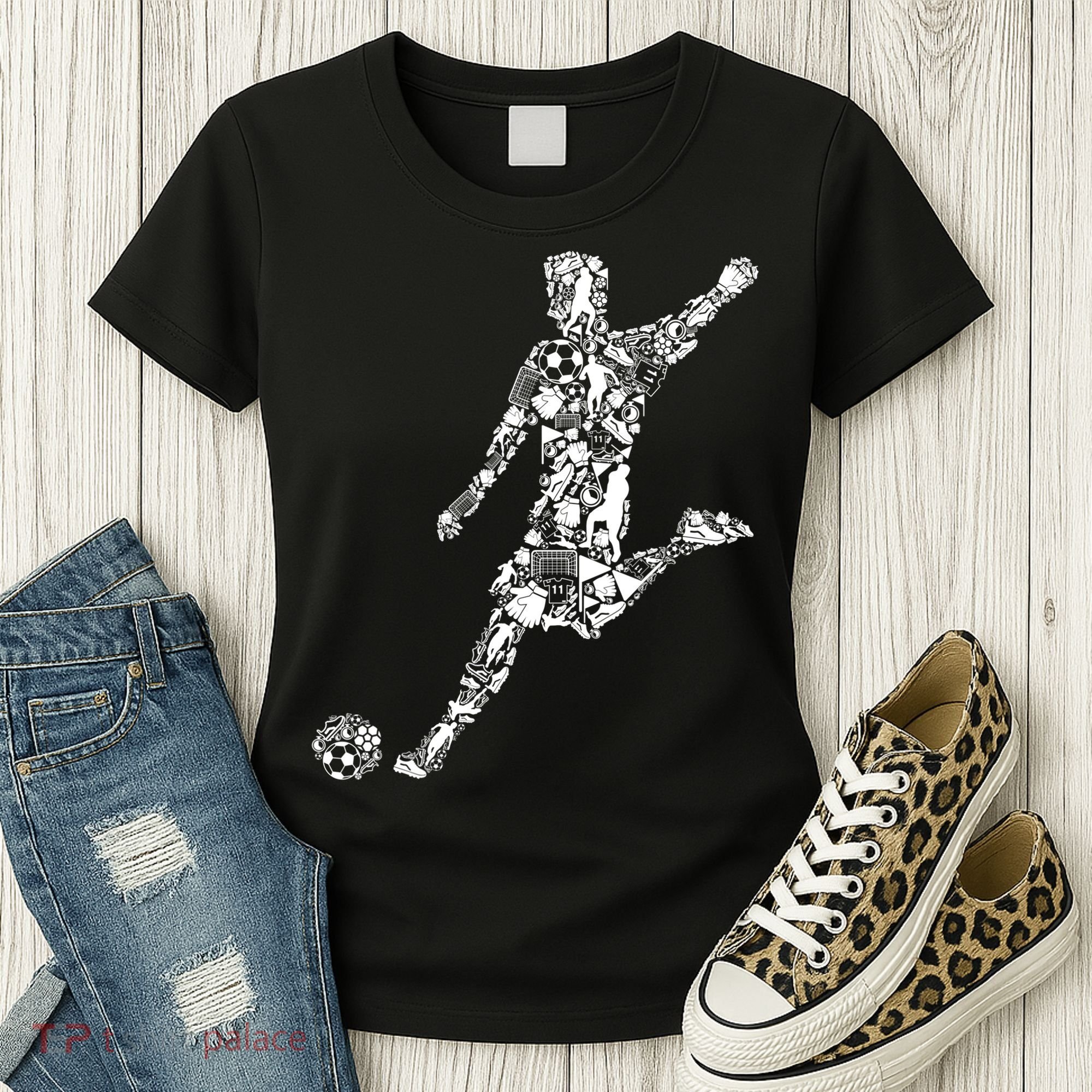 Soccer Player Boys Kids Youth Men TShirt Women's T-Shirt