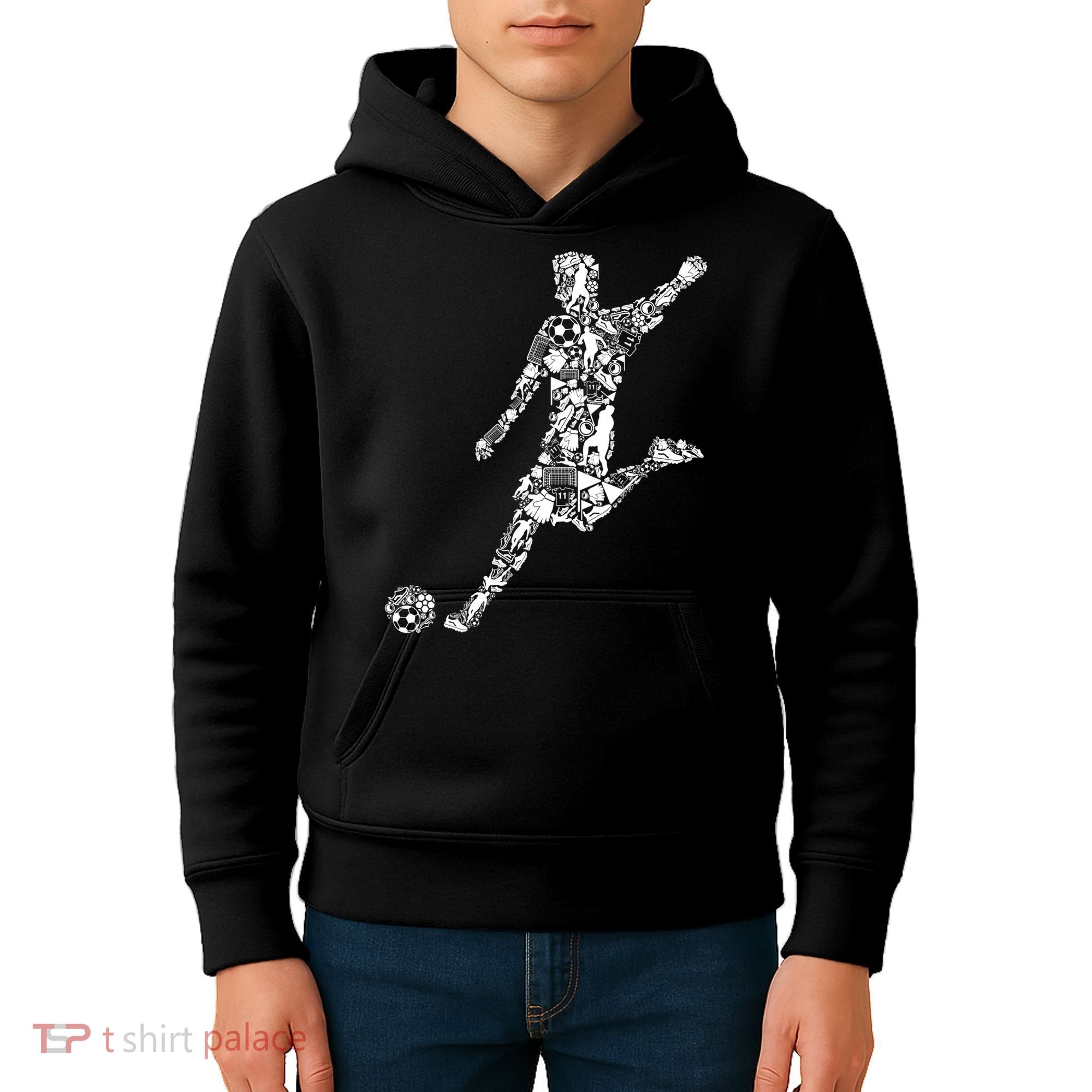 Soccer Player Boys Kids Youth Men TShirt Kids Hoodie