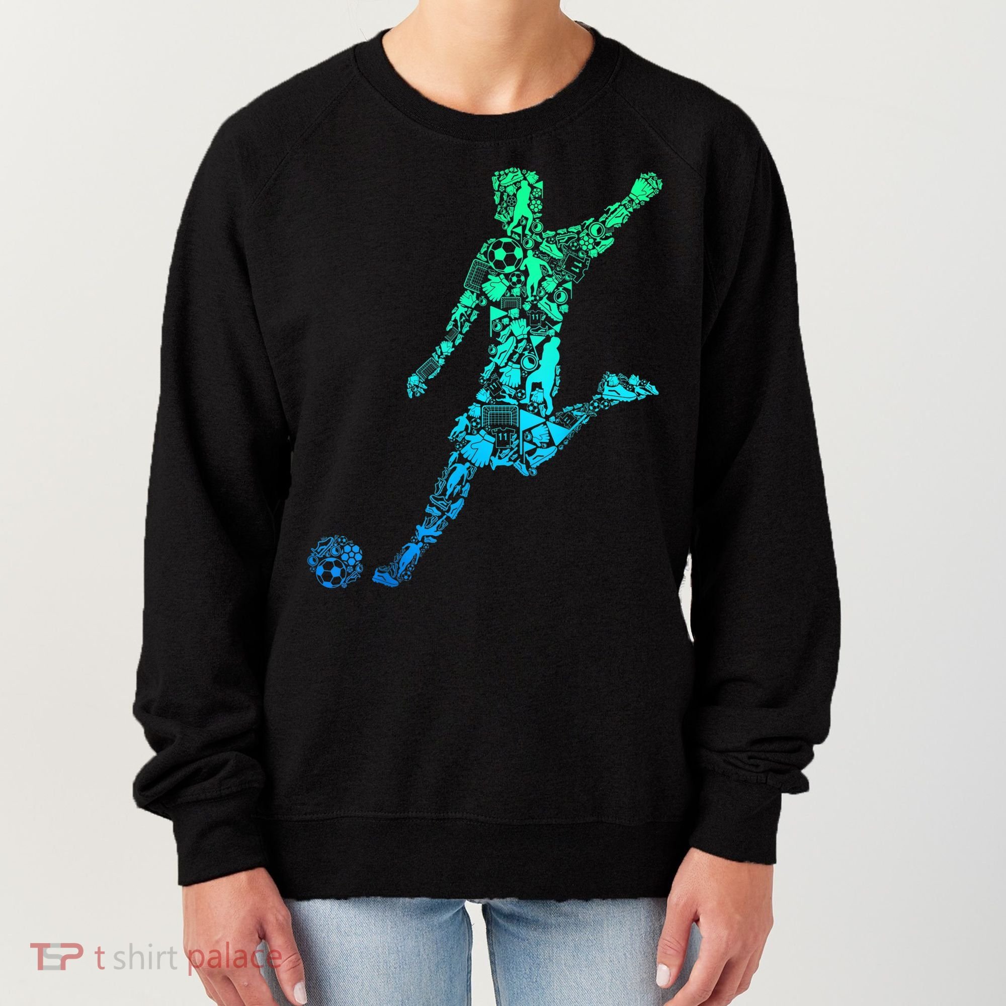 Soccer Player Boys Kids Youth Men TShirt Women's Sweatshirt