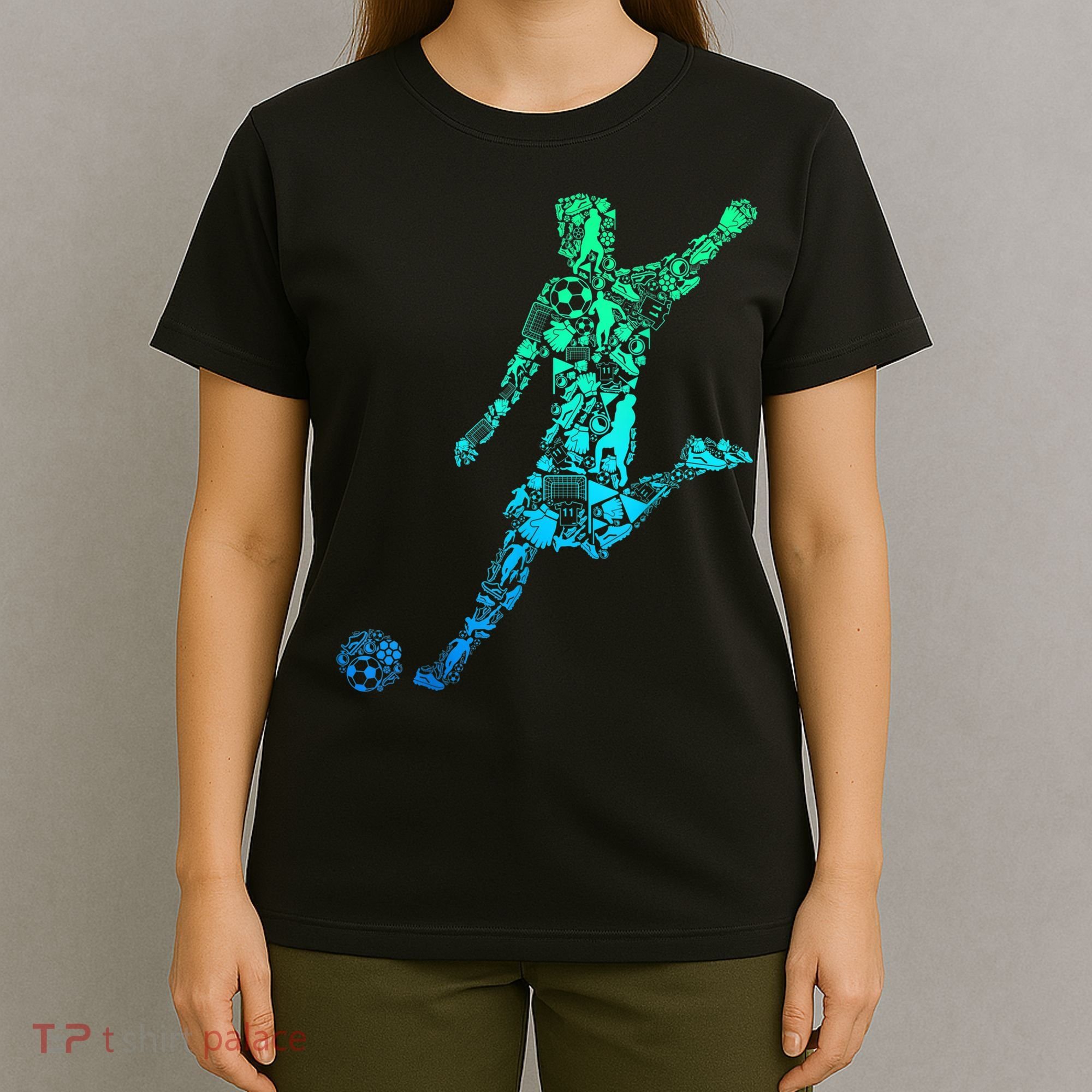 Soccer Player Boys Kids Youth Men TShirt T-Shirt