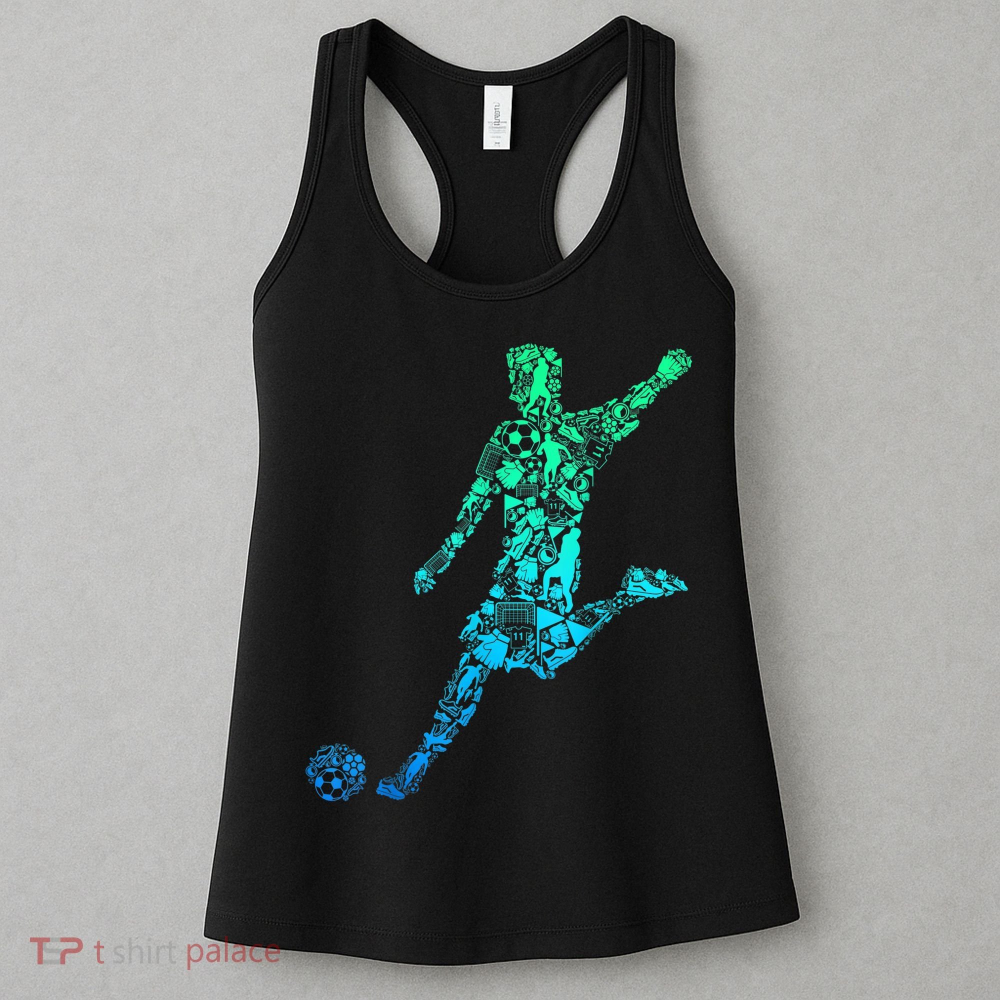 Soccer Player Boys Kids Youth Men TShirt Women's Tank Top