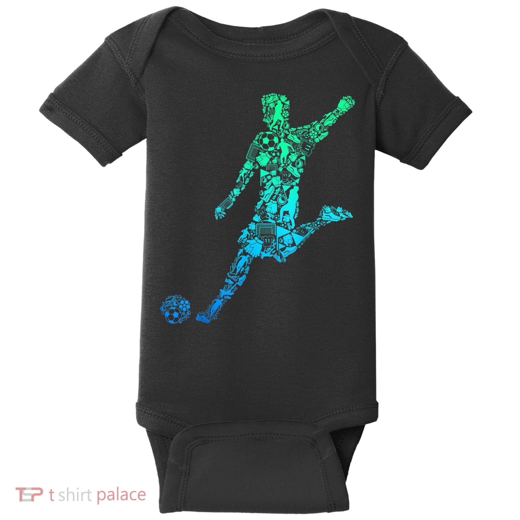 Soccer Player Boys Kids Youth Men TShirt Baby Bodysuit
