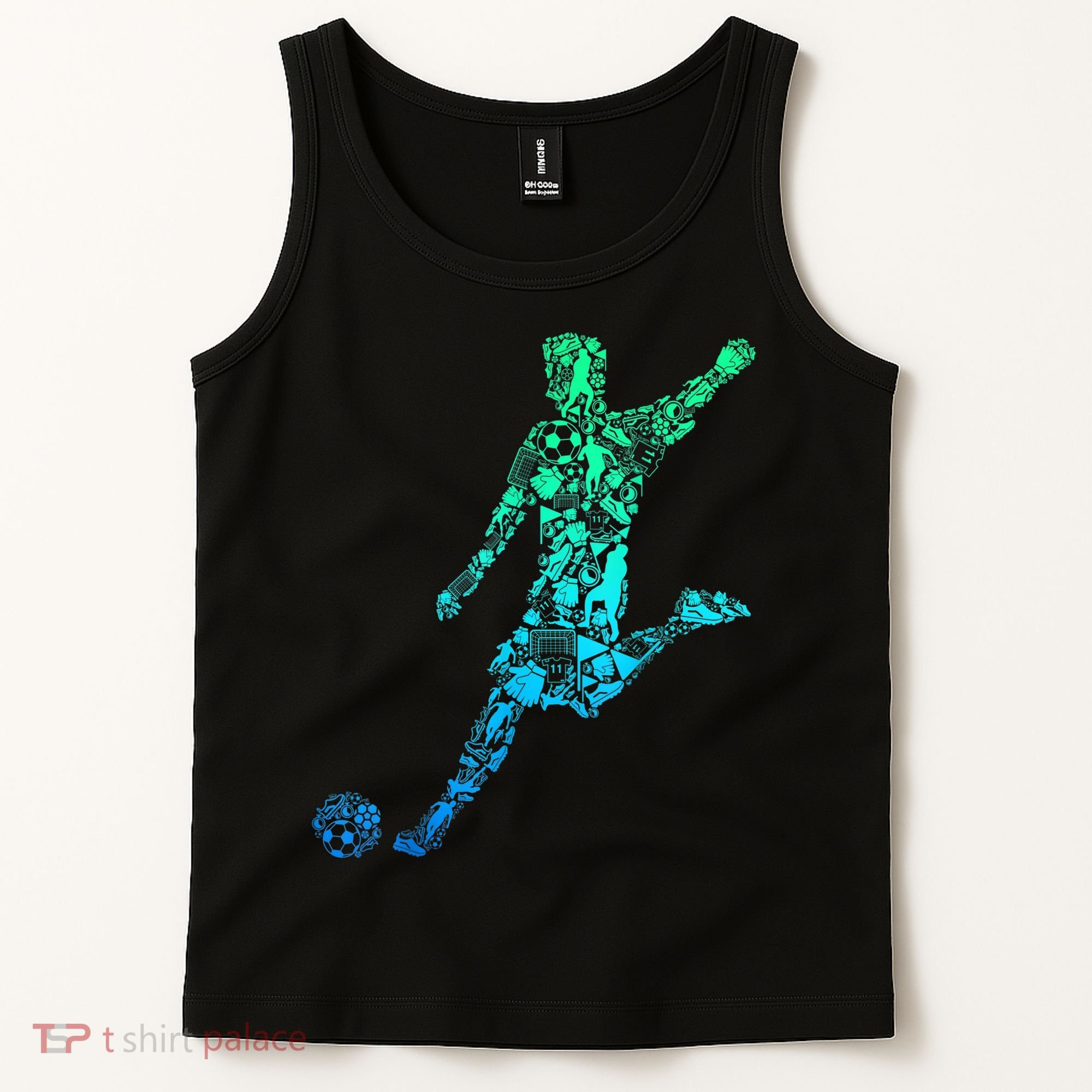 Soccer Player Boys Kids Youth Men TShirt Tank Top