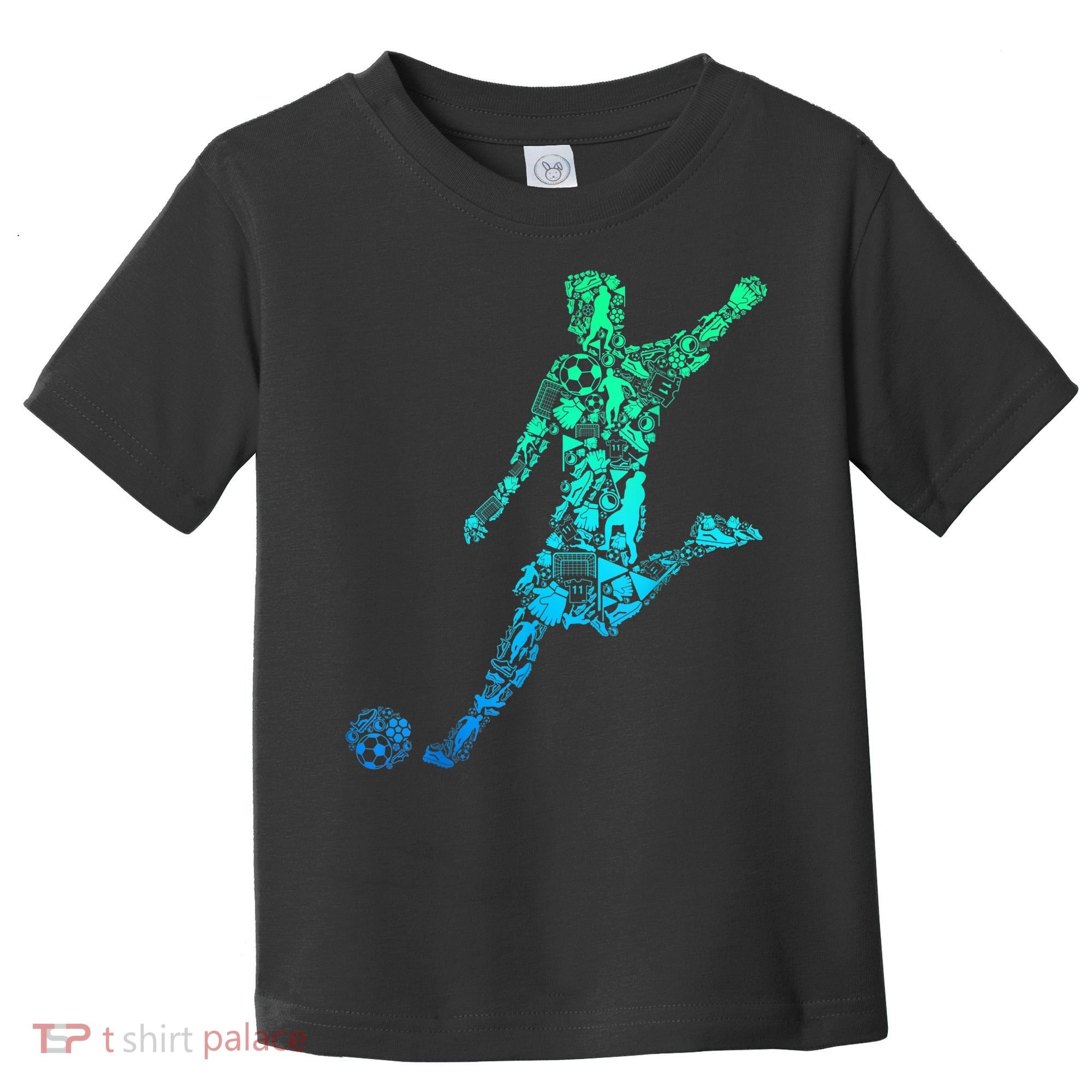 Soccer Player Boys Kids Youth Men TShirt Toddler T-Shirt