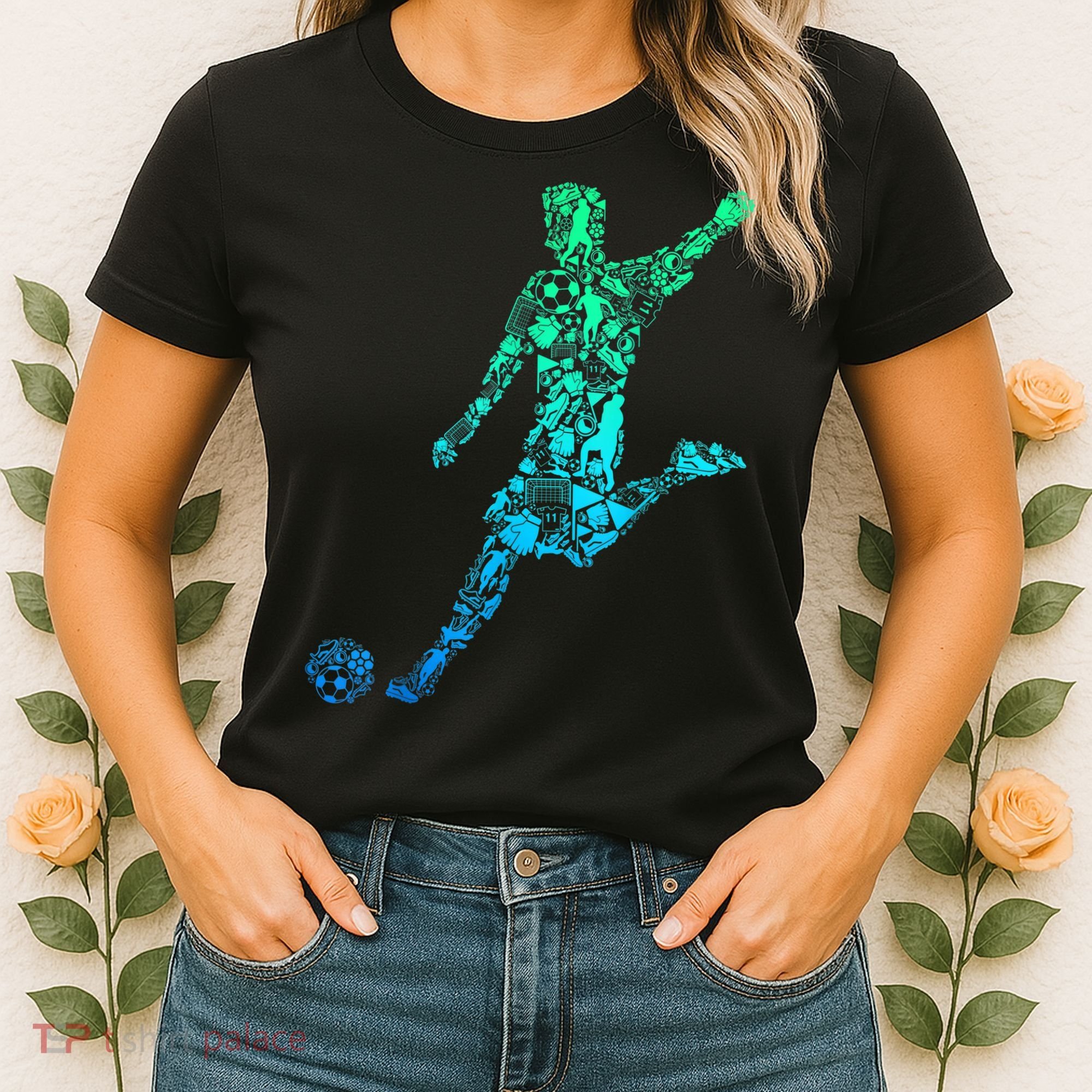 Soccer Player Boys Kids Youth Men TShirt Women's T-Shirt