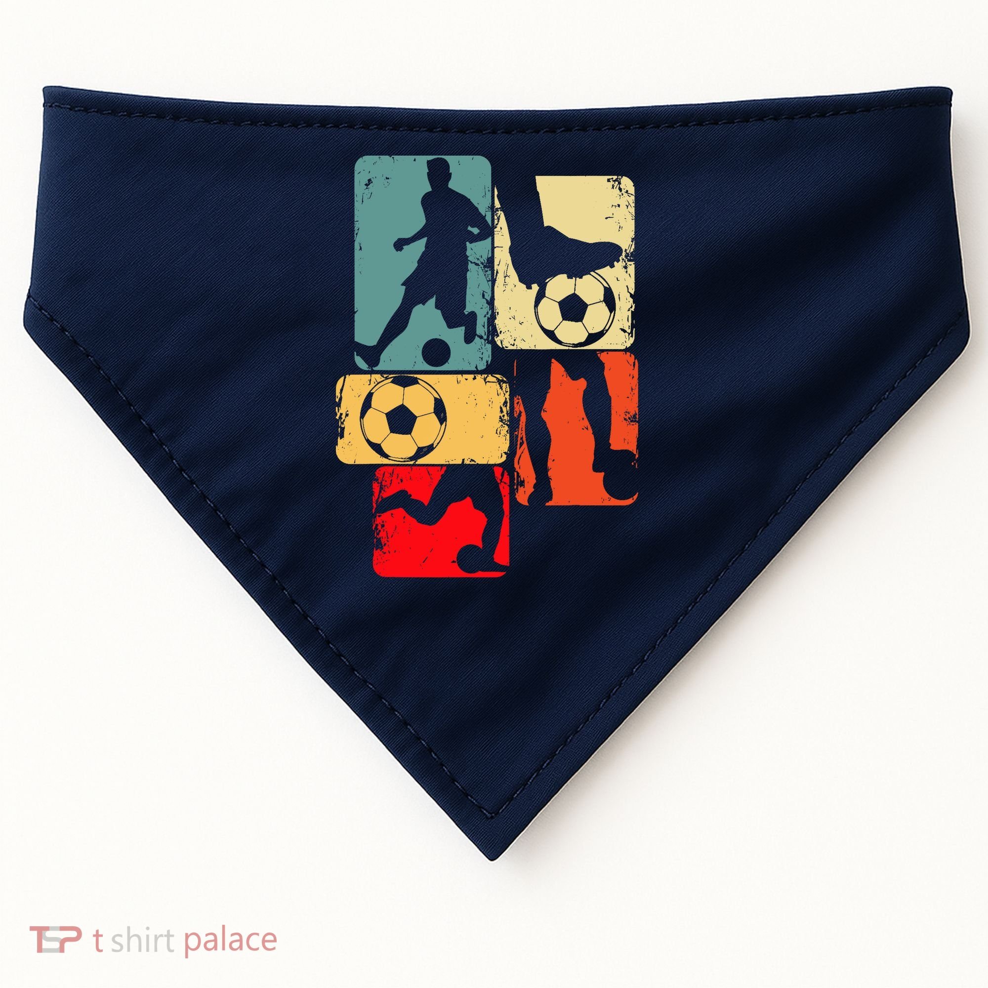Soccer Player Boy USA-Made Doggie Bandana