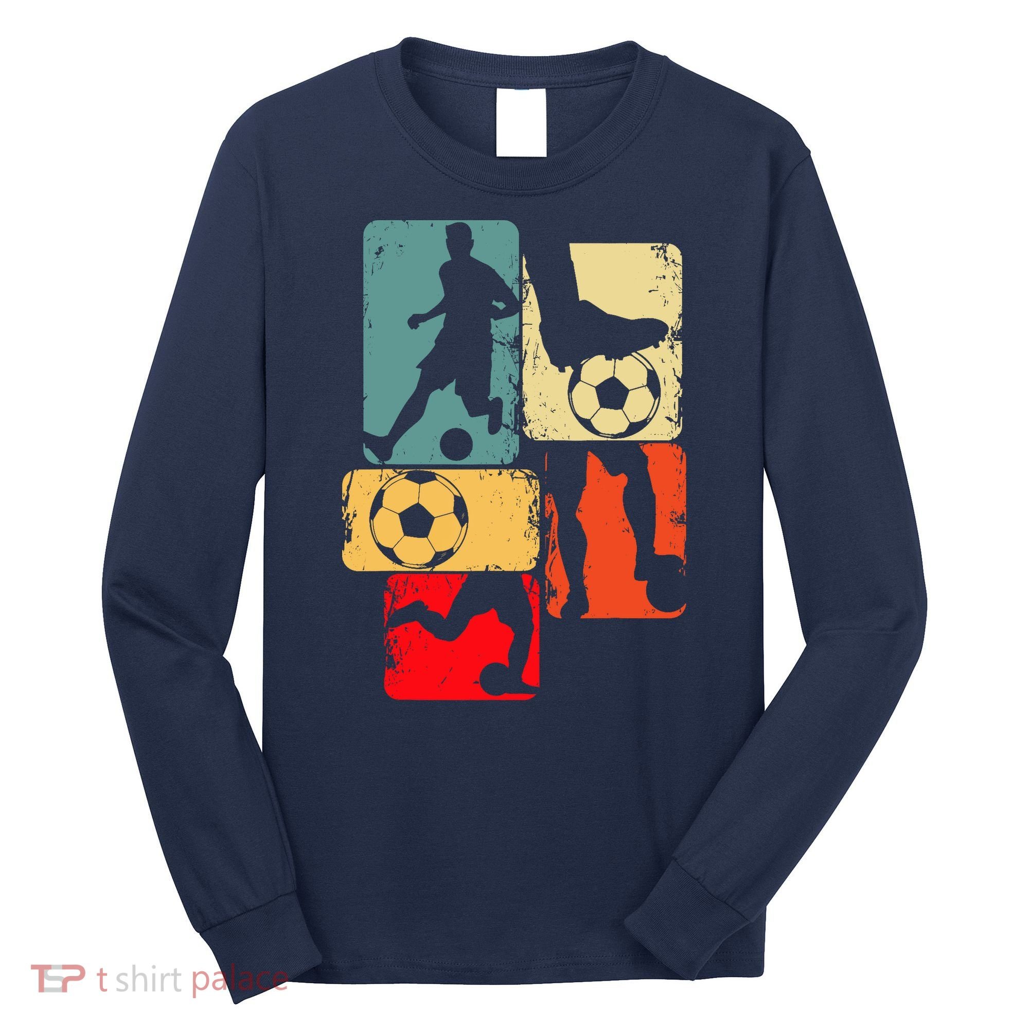 Soccer Player Boy Long Sleeve Shirt