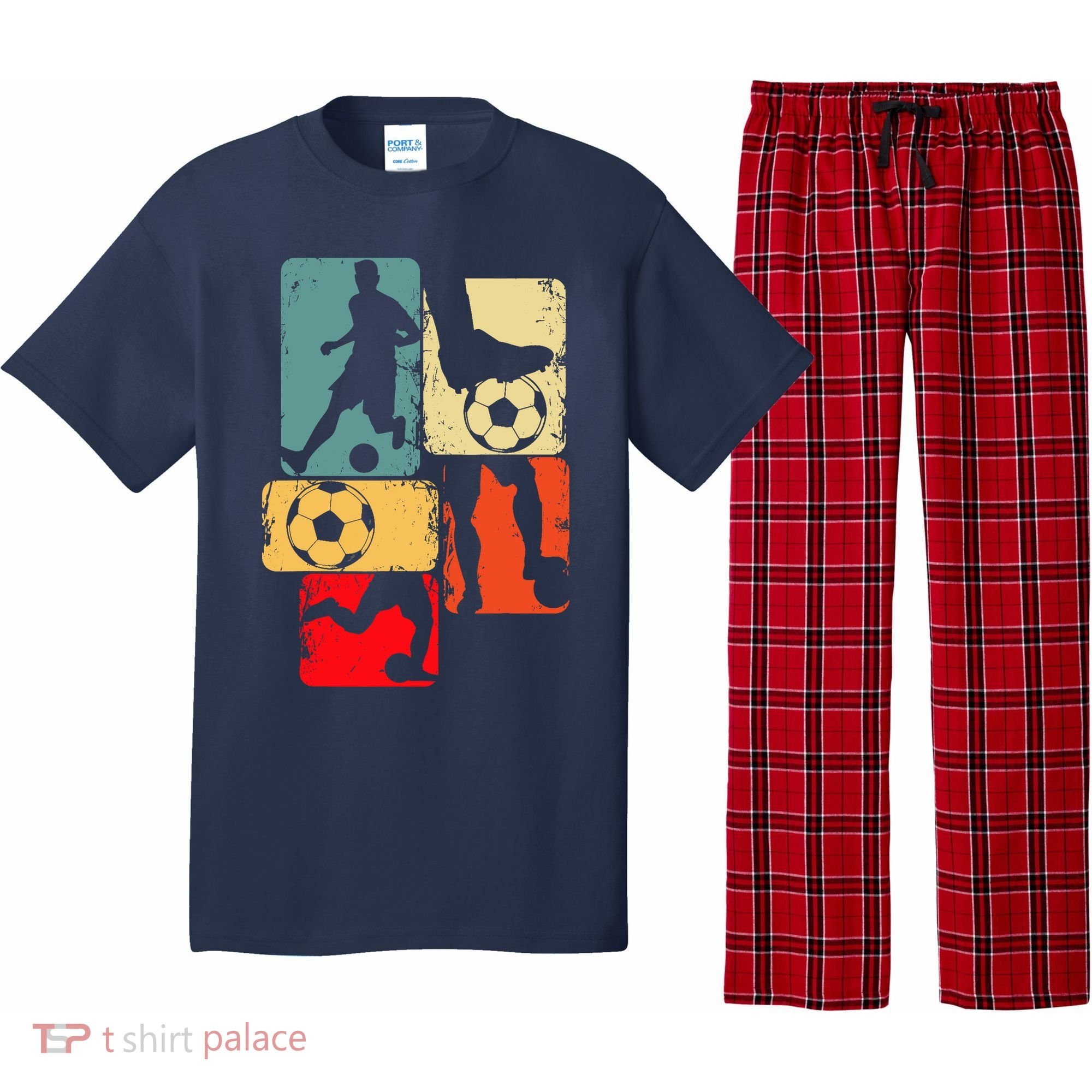 Soccer Player Boy Pajama Set