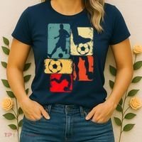Soccer Player Boy Women's T-Shirt thumb 2