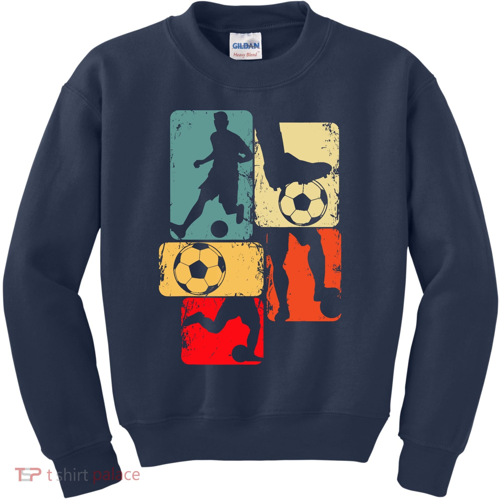 Soccer Player Boy Kids Sweatshirt