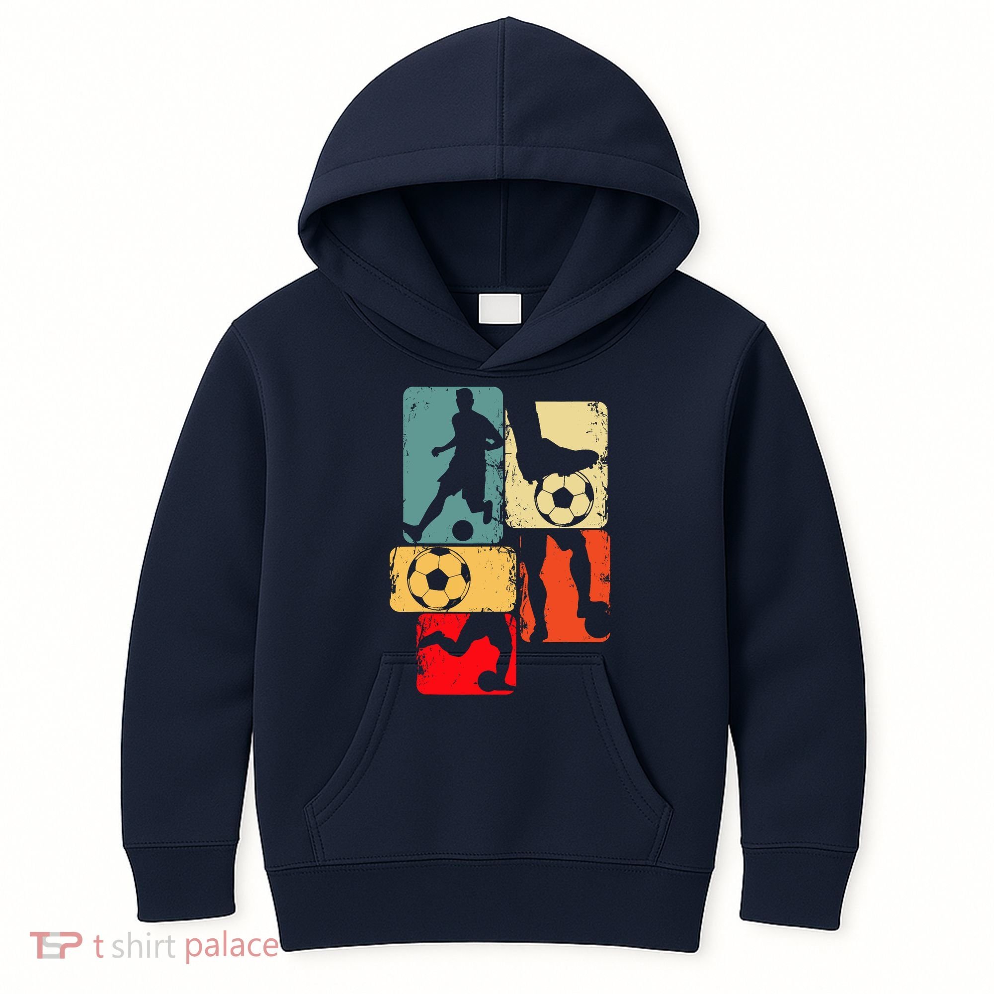 Soccer Player Boy Kids Hoodie