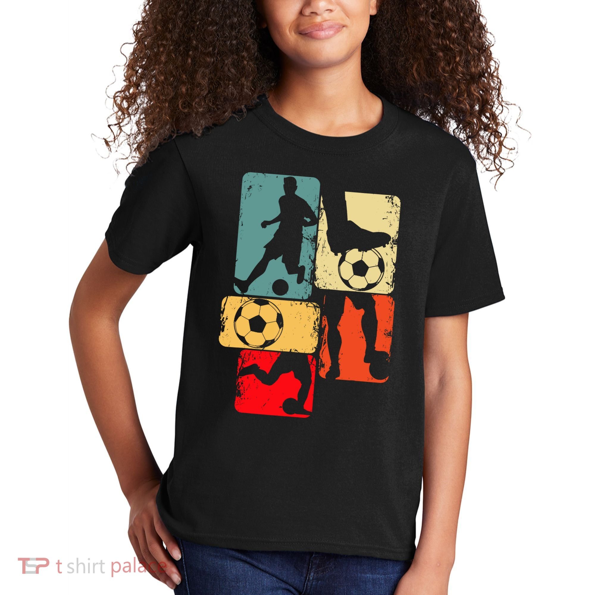 Soccer Player Boy Kids T-Shirt