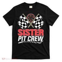 Sister Pit Crew Race Car Birthday Party Racing Family T-Shirt thumb 0