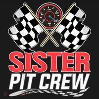 Sister Pit Crew Race Car Birthday Party Racing Family Women's Hoodie thumb 2