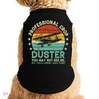 Sarcastic Professional Crop Duster Funny Adult Doggie Tank thumb 0