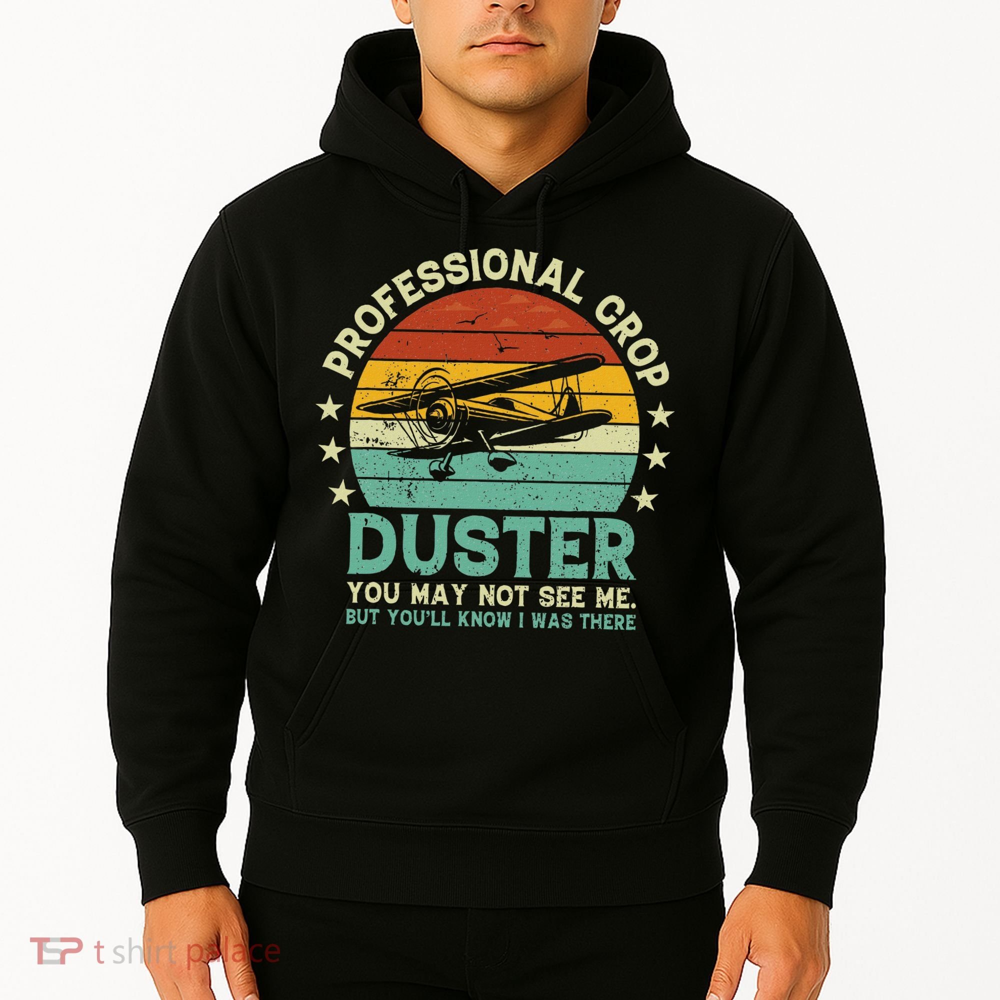 Sarcastic Professional Crop Duster Funny Adult Hoodie