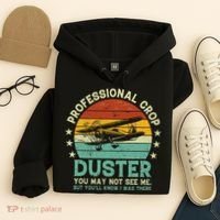 Sarcastic Professional Crop Duster Funny Adult Hoodie thumb 4