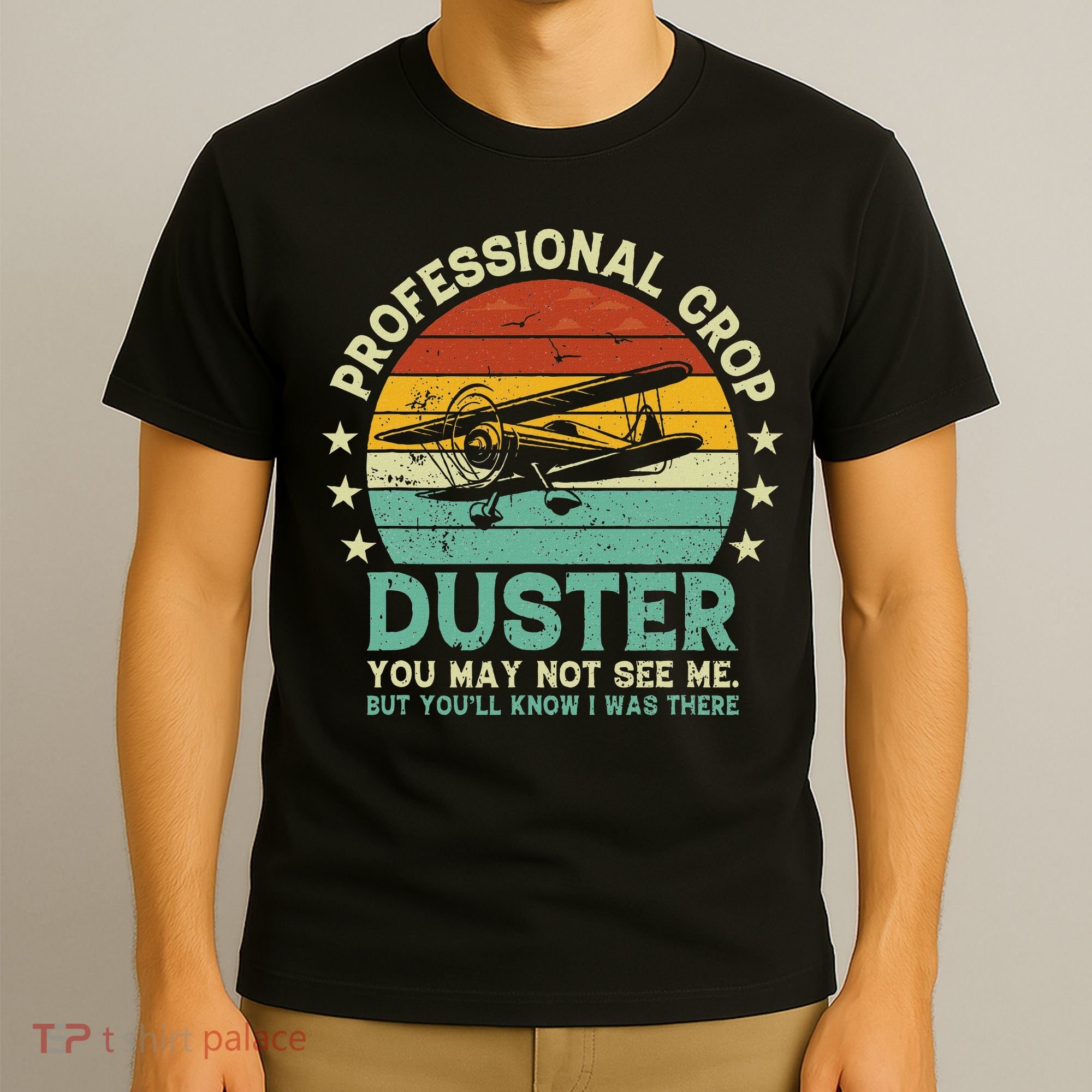 Sarcastic Professional Crop Duster Funny Adult T-Shirt