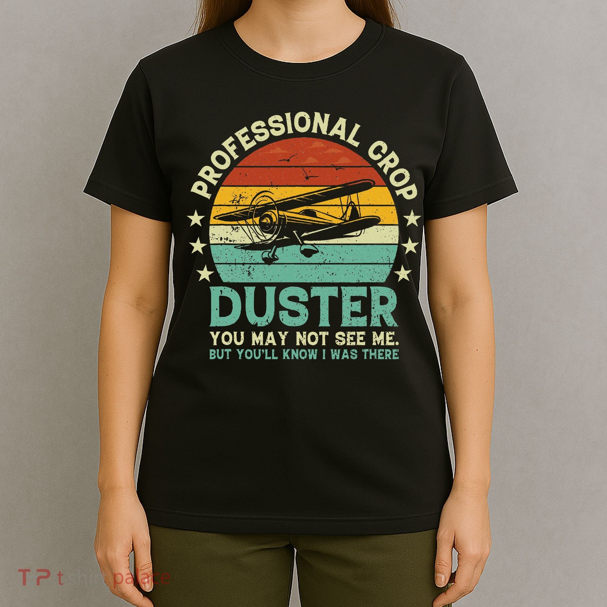 Sarcastic Professional Crop Duster Funny Adult T-Shirt