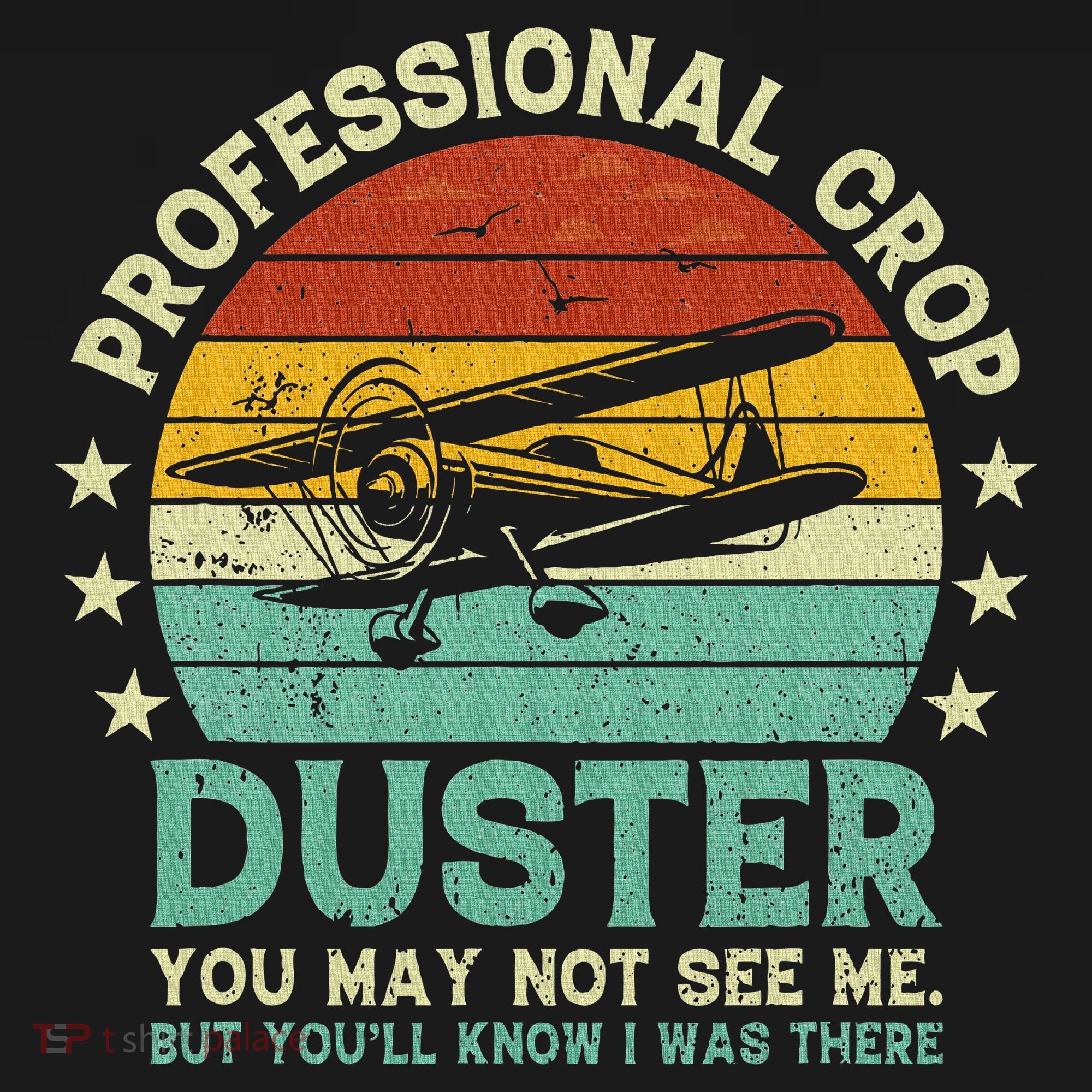 Sarcastic Professional Crop Duster Funny Adult T-Shirt