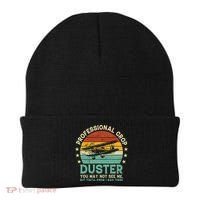 Sarcastic Professional Crop Duster Funny Adult Beanie thumb 0