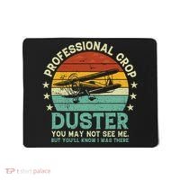 Sarcastic Professional Crop Duster Funny Adult Mousepad thumb 0