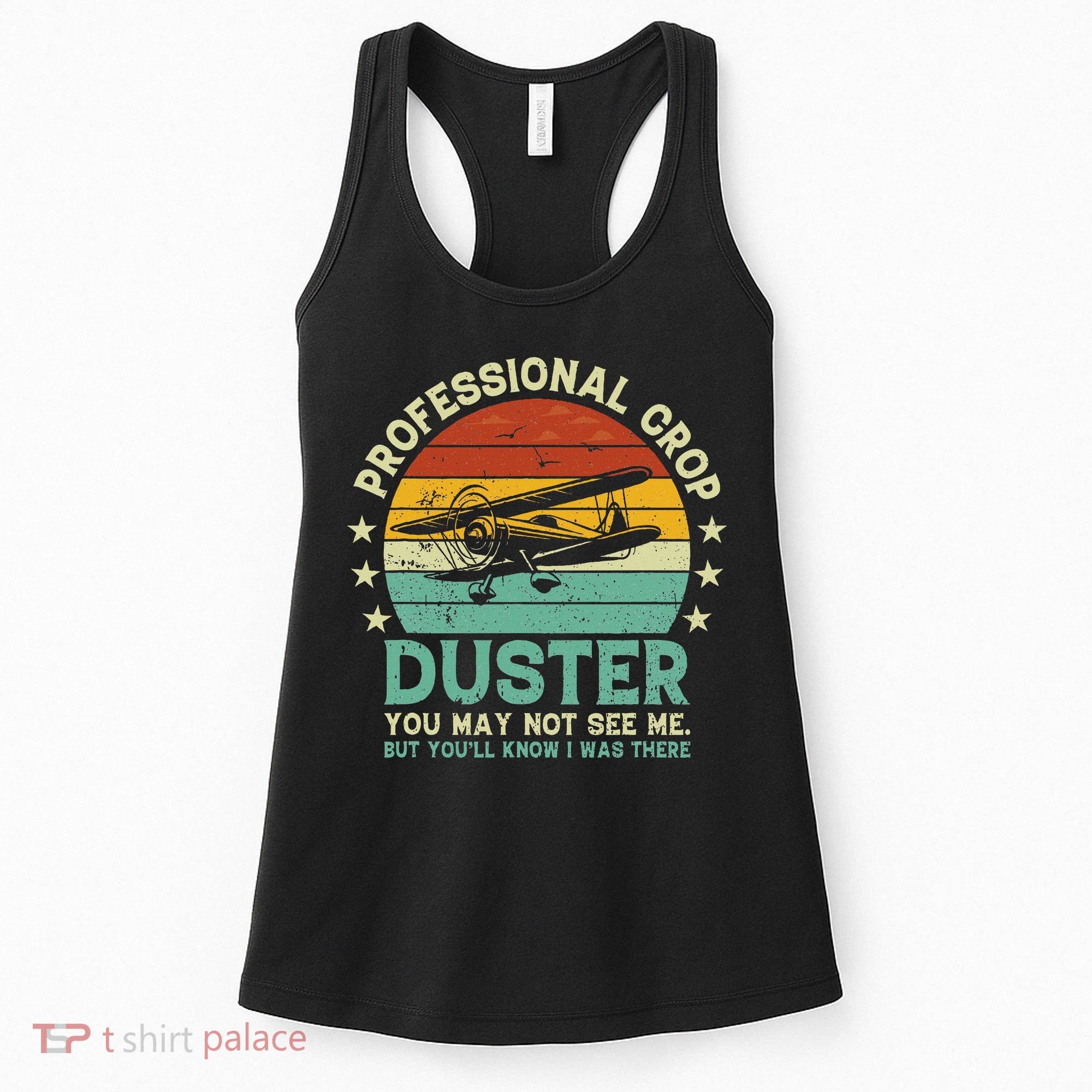 Sarcastic Professional Crop Duster Funny Adult Women's Tank Top