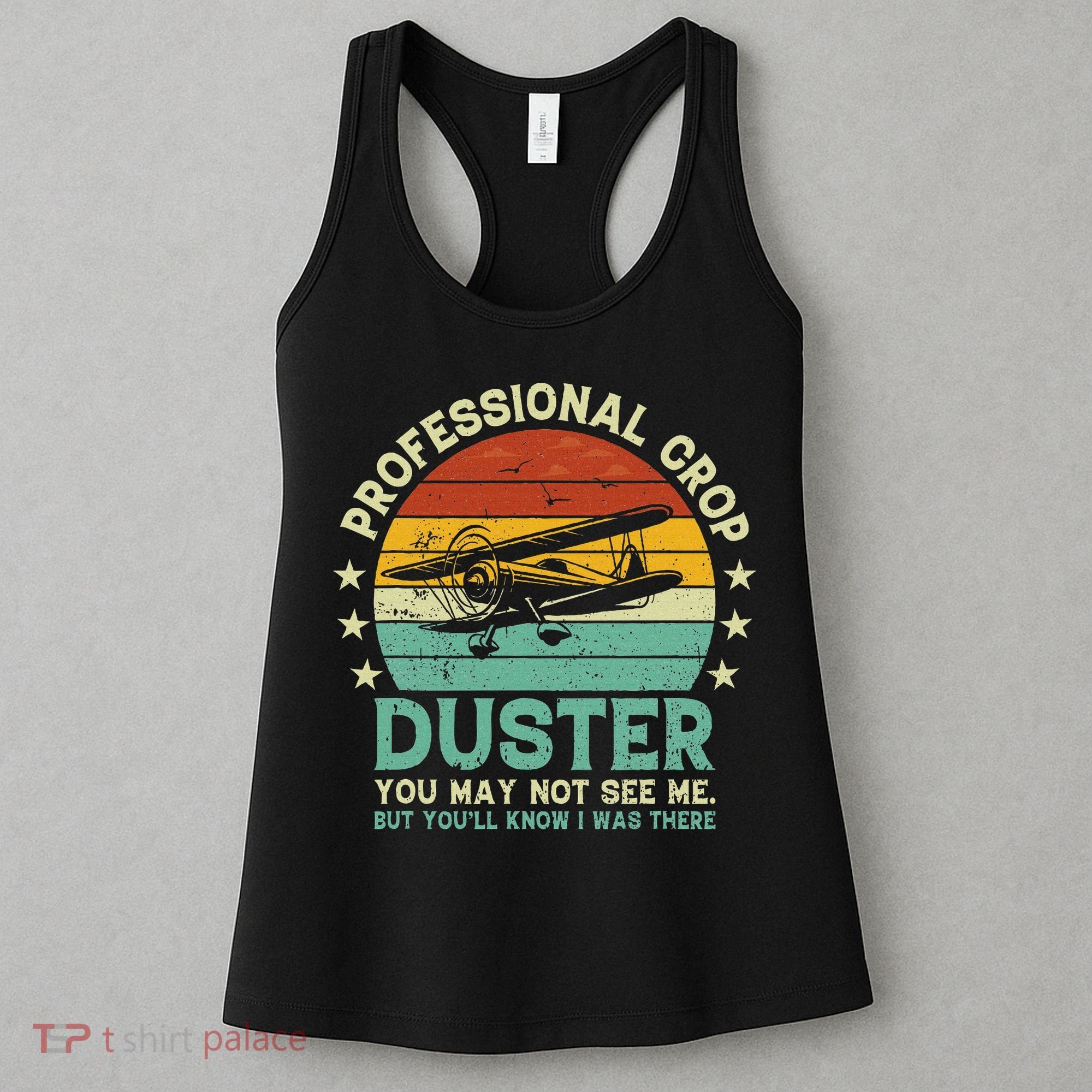 Sarcastic Professional Crop Duster Funny Adult Women's Tank Top