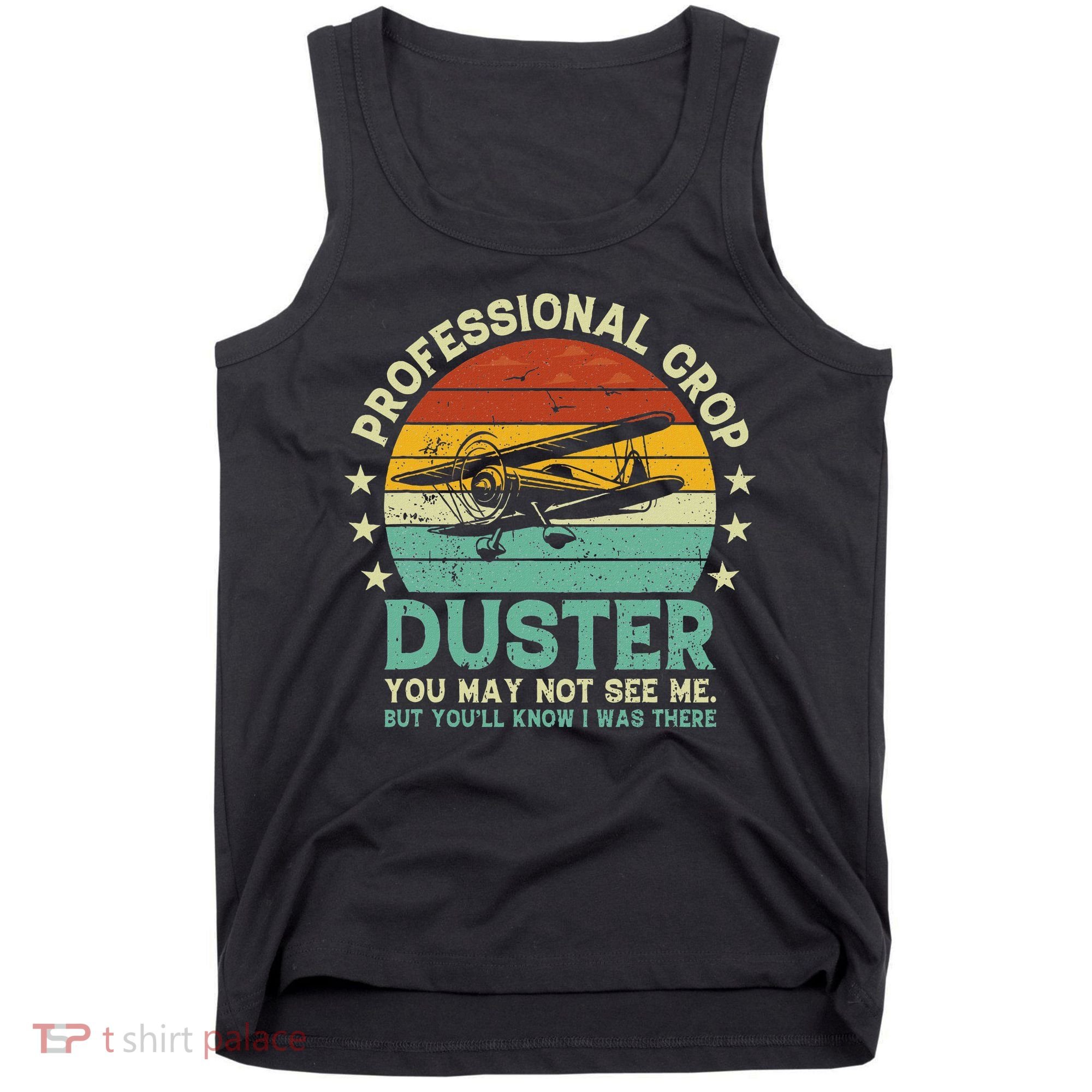 Sarcastic Professional Crop Duster Funny Adult Tank Top