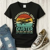 Sarcastic Professional Crop Duster Funny Adult Women's T-Shirt thumb 3