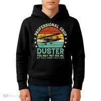 Sarcastic Professional Crop Duster Funny Adult Kids Hoodie thumb 4