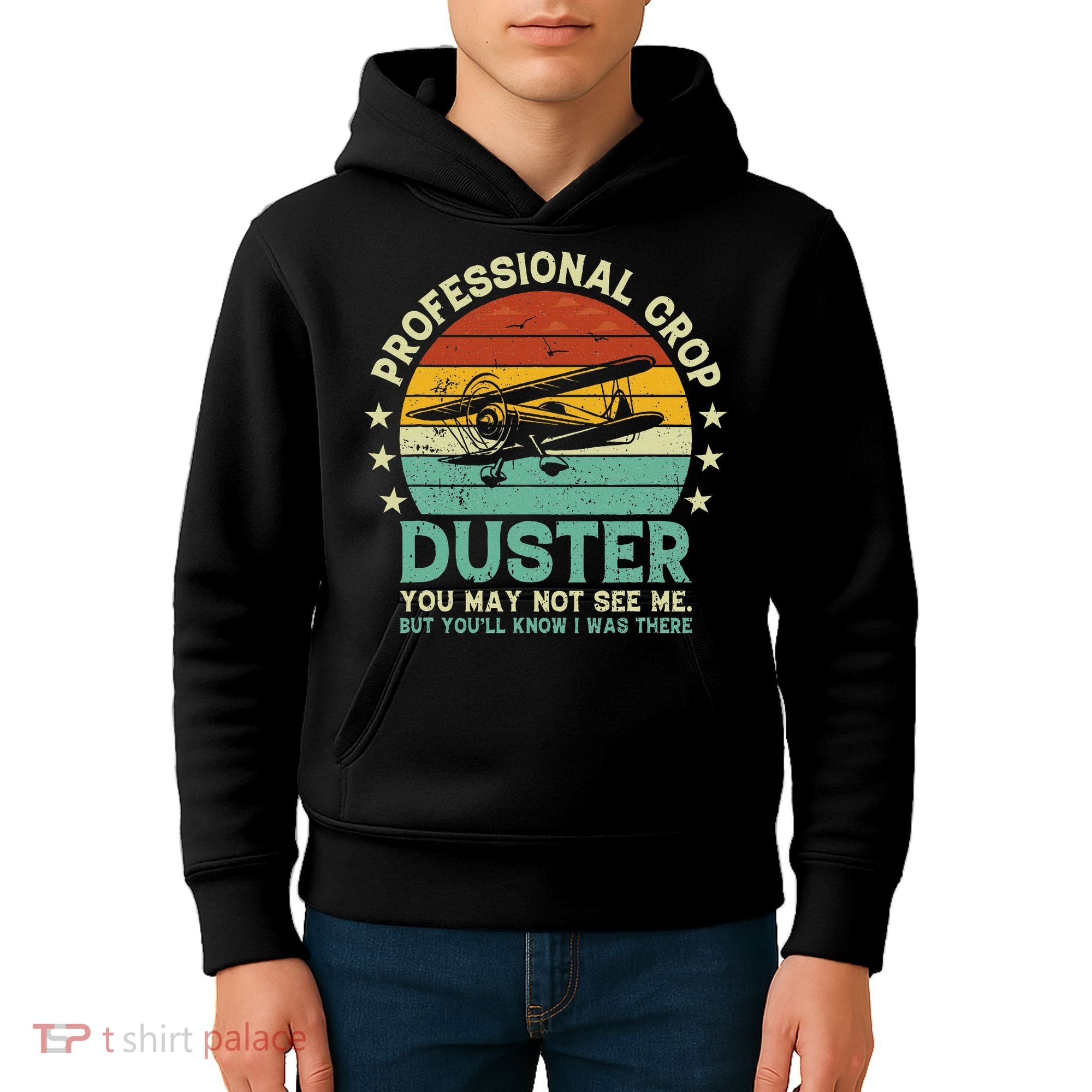 Sarcastic Professional Crop Duster Funny Adult Kids Hoodie