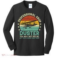 Sarcastic Professional Crop Duster Funny Adult Kids Long Sleeve Shirt thumb 0