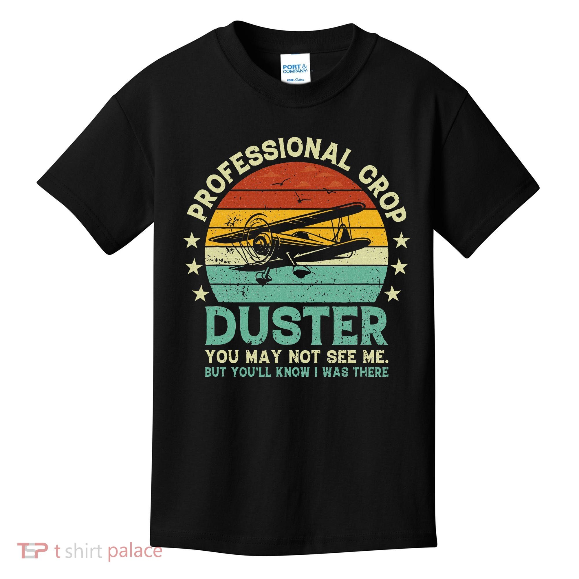 Sarcastic Professional Crop Duster Funny Adult Kids T-Shirt