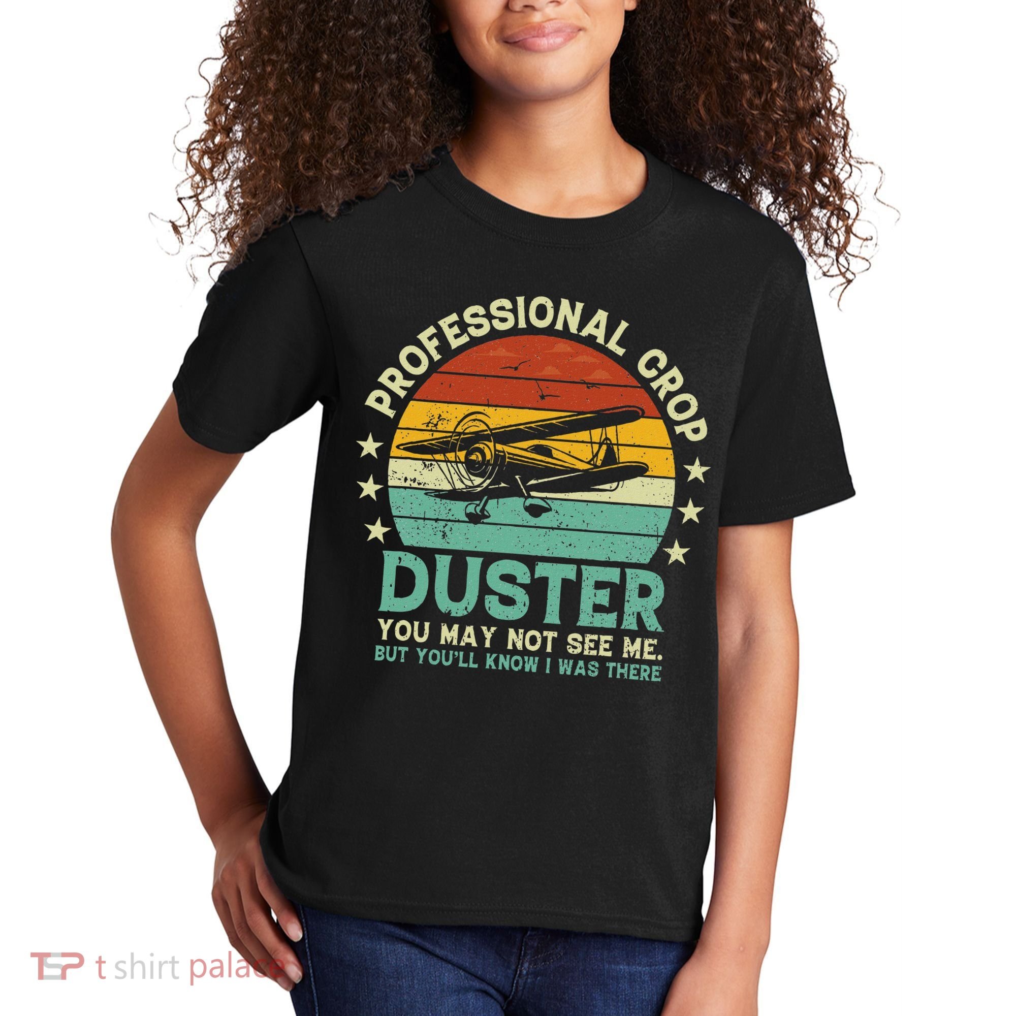 Sarcastic Professional Crop Duster Funny Adult Kids T-Shirt