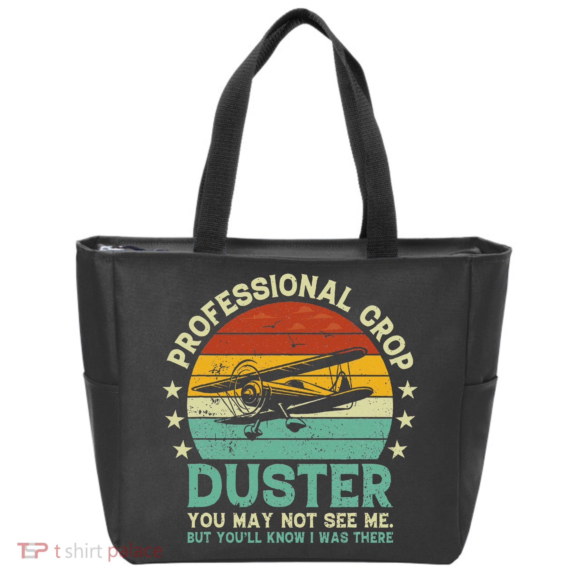 Sarcastic Professional Crop Duster Funny Adult Tote Bag