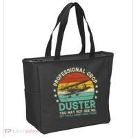 Sarcastic Professional Crop Duster Funny Adult Tote Bag thumb 2