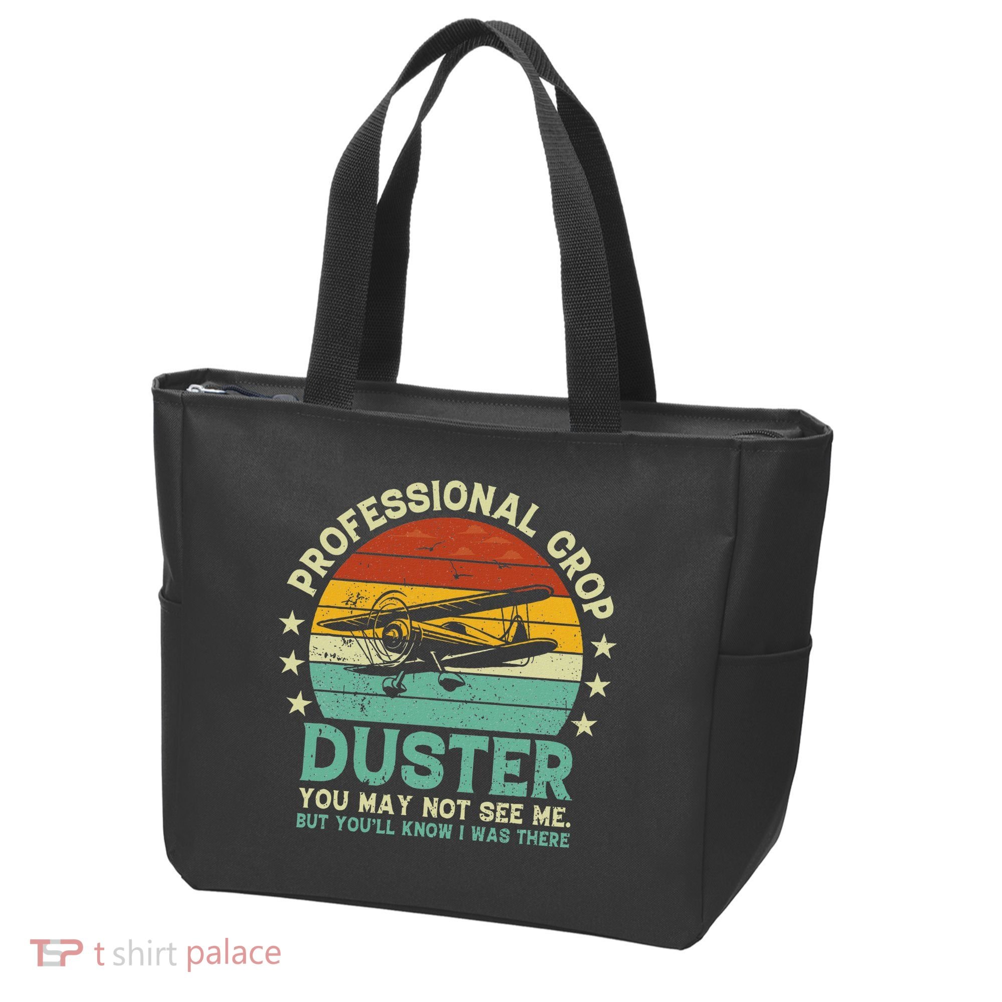 Sarcastic Professional Crop Duster Funny Adult Tote Bag
