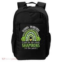 School Principal Cutest Shamrocks St Patricks Day Principal Gift Backpack thumb 0