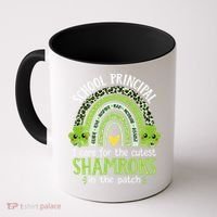 School Principal Cutest Shamrocks St Patricks Day Principal Gift Coffee Mug thumb 0