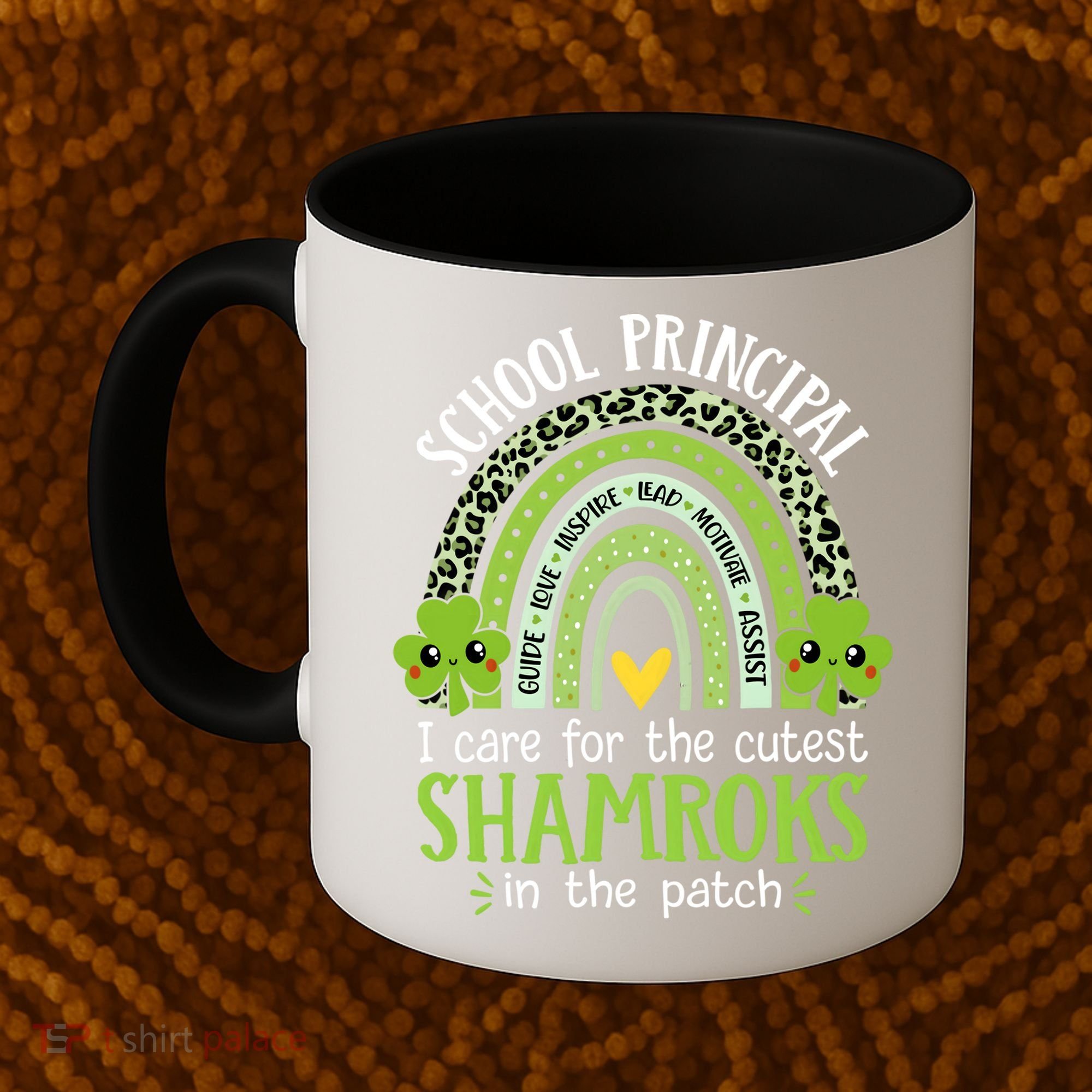 School Principal Cutest Shamrocks St Patricks Day Principal Gift Coffee Mug