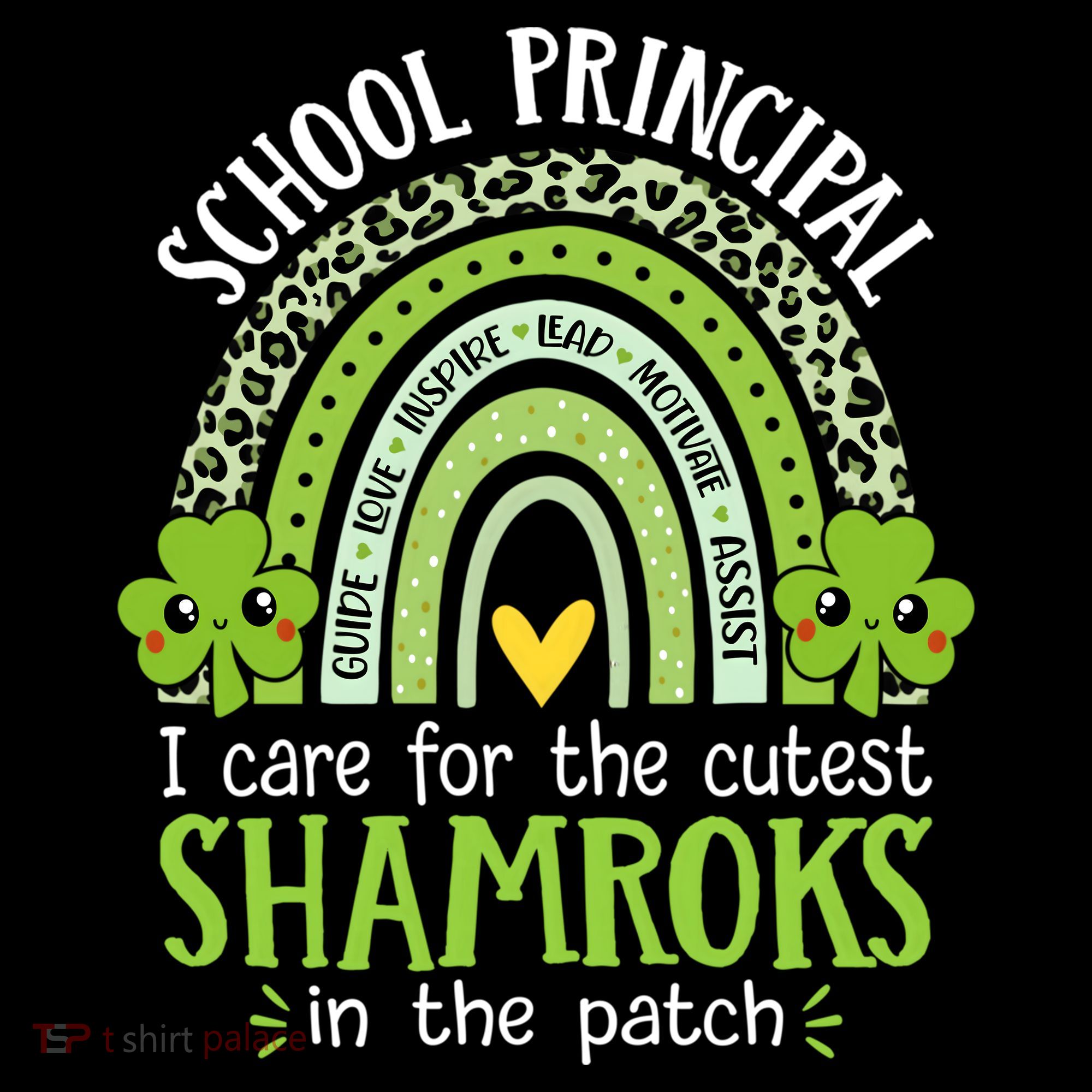 School Principal Cutest Shamrocks St Patricks Day Principal Gift Women's Hoodie
