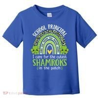 School Principal Cutest Shamrocks St Patricks Day Principal Gift Toddler T-Shirt thumb 0