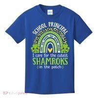 School Principal Cutest Shamrocks St Patricks Day Principal Gift Kids T-Shirt thumb 0
